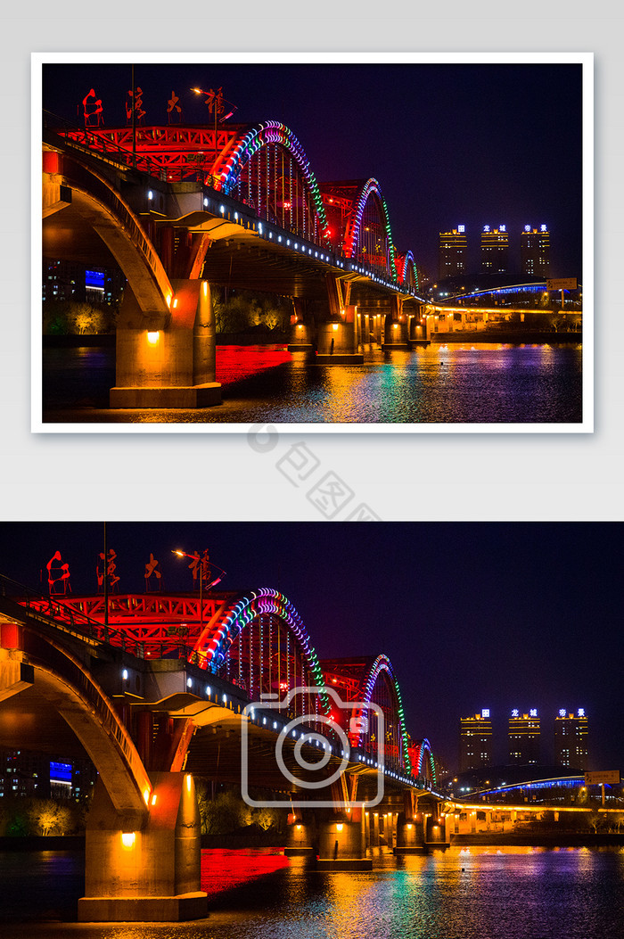 吉林市滨江大桥彩虹桥建筑图片
