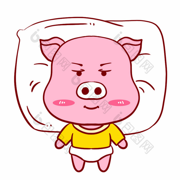 粉色小猪嗜睡懒癌动态表情包