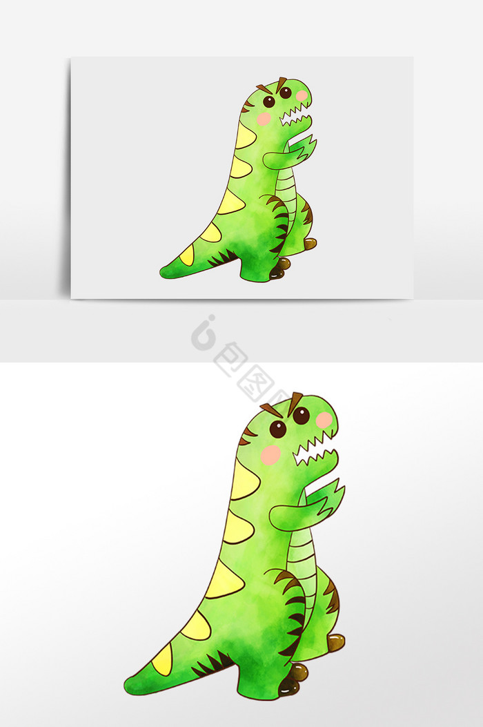 六一儿童节玩具恐龙插画图片