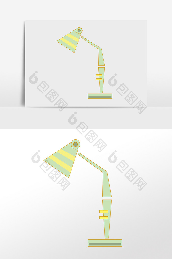 手绘生活家电电器灯具台灯插画