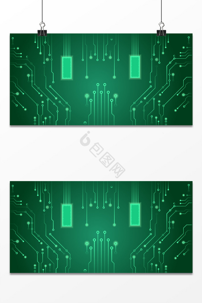 线条电路科技图片