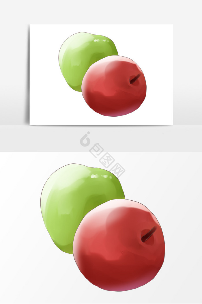 水果苹果形象图片