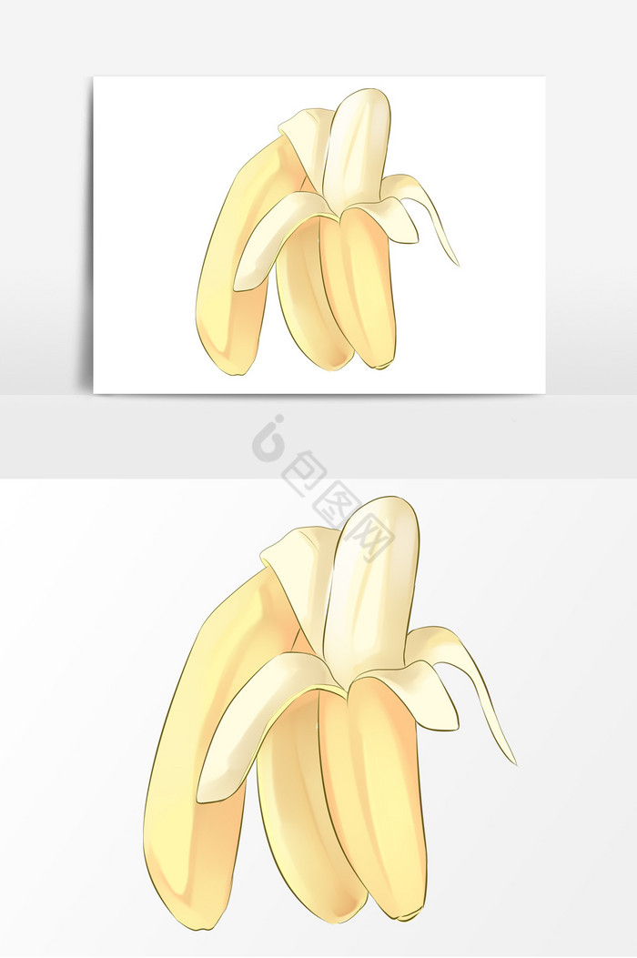 水果香蕉形象图片