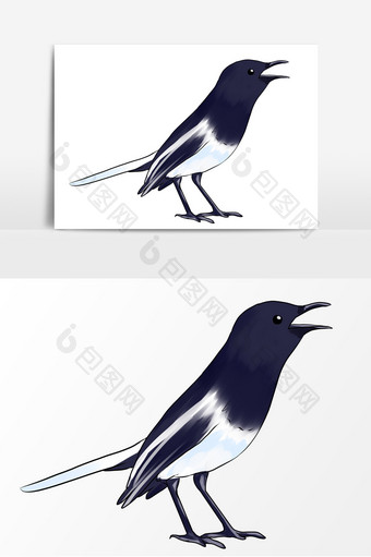 动物鸟类手绘卡通元素图片