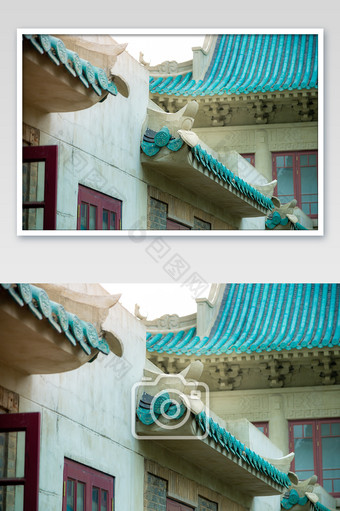 武汉大学老斋舍青砖古建筑高清摄影图图片