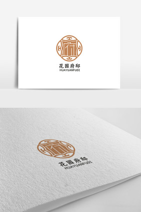 大气简洁中式高端尊贵地产logo设计