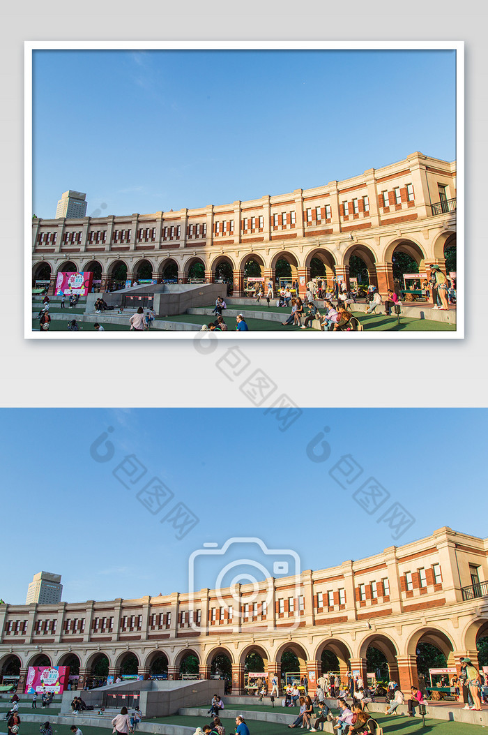 大气天津民园广场摄影图图片图片