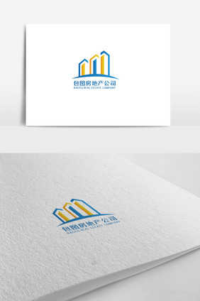 简洁时尚房地产logo设计