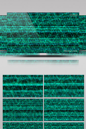 大气梦幻粒子线条扰动舞台led背景视频图片