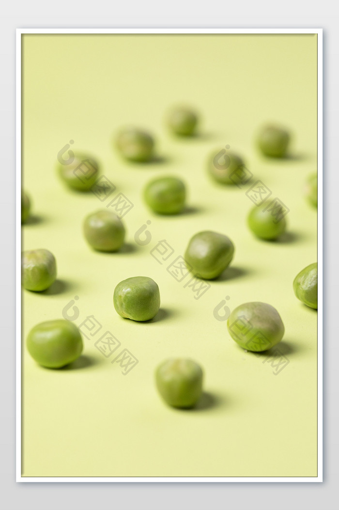 清新绿色蔬菜豌豆细节特写摄影图片