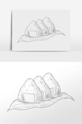 手绘素描食物图片