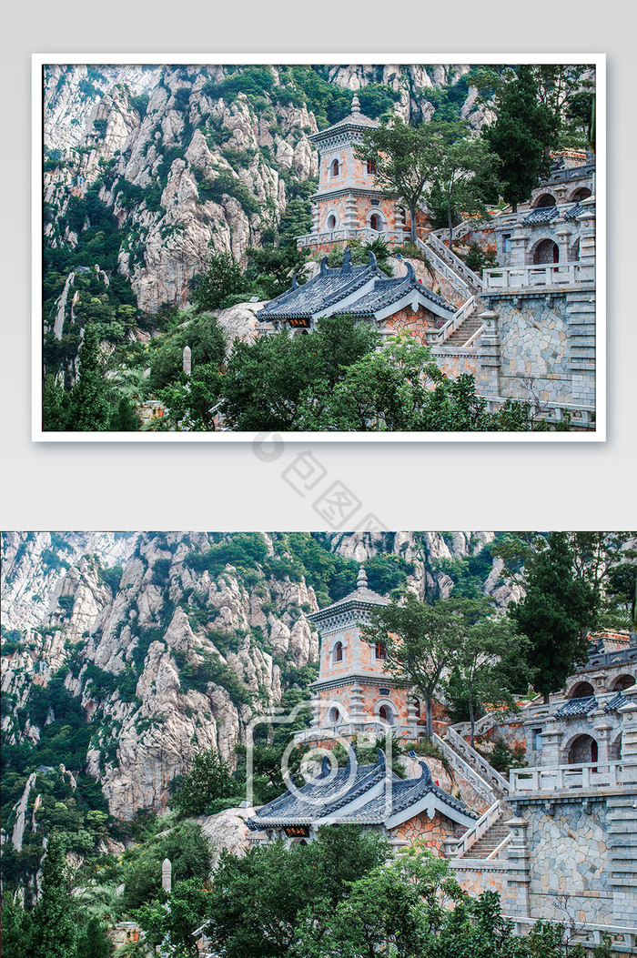 著名景点中岳嵩山嵩山禅寺历史建筑摄影图图片图片