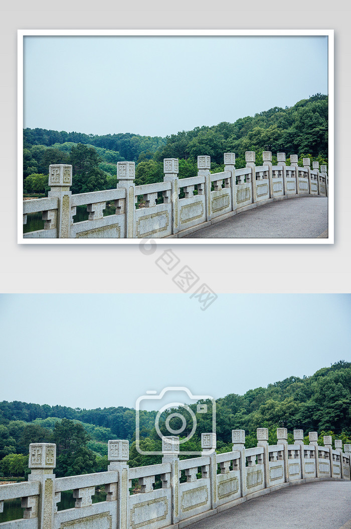 武汉东湖桥柱建筑摄影图图片