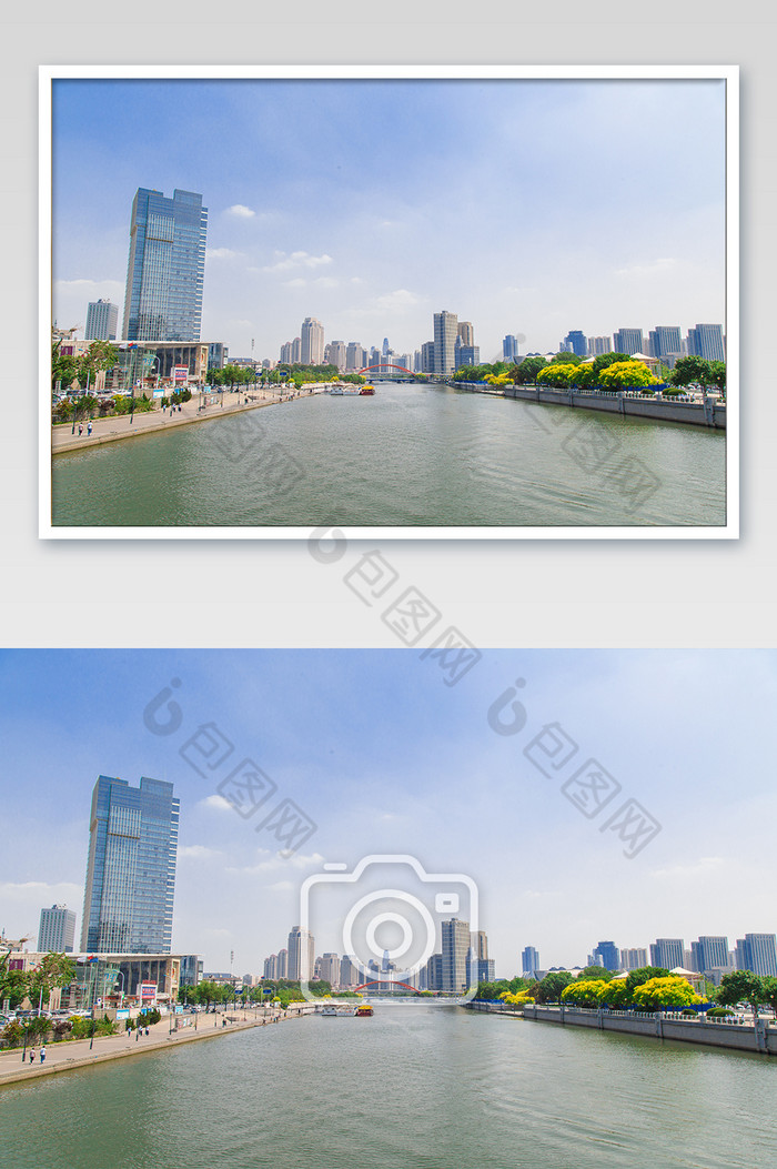 清新天津海河风光图片图片