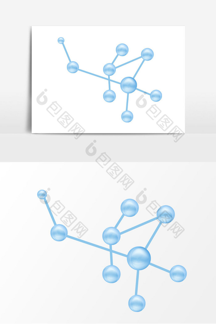 化学分子矢量元素