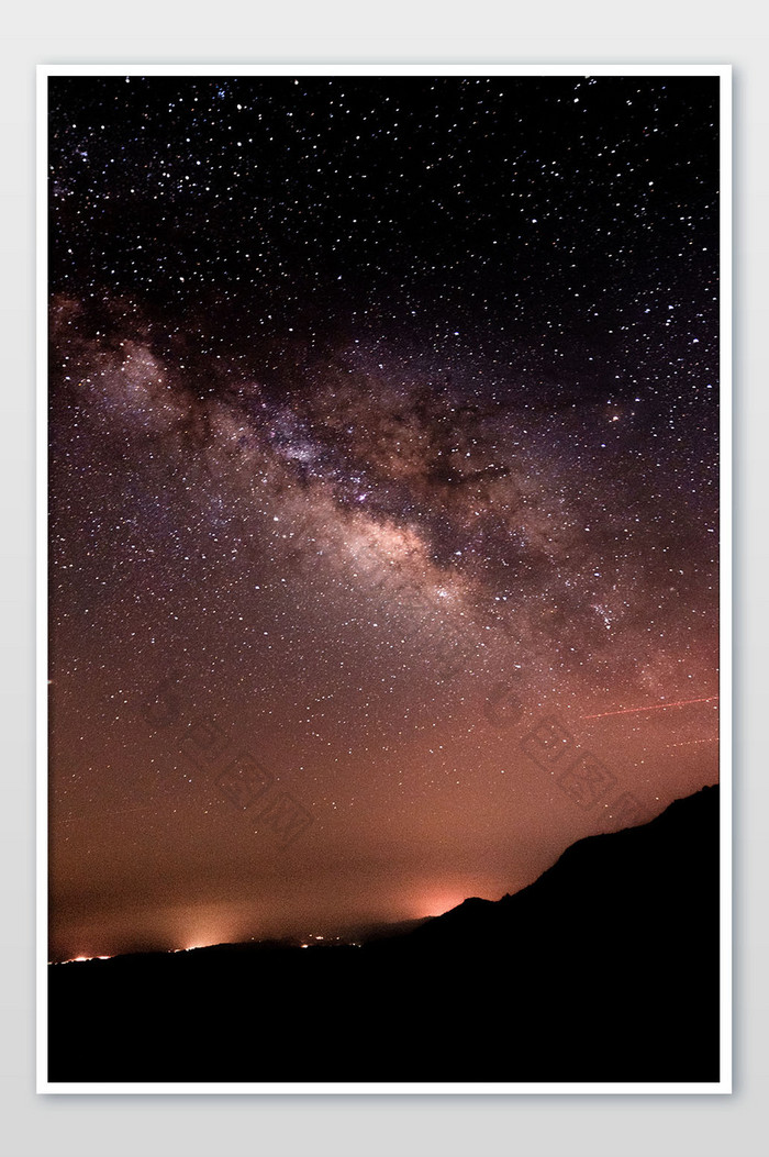 夏季银河星空夜空星星流星银拱摄影图 图片下载 包图网