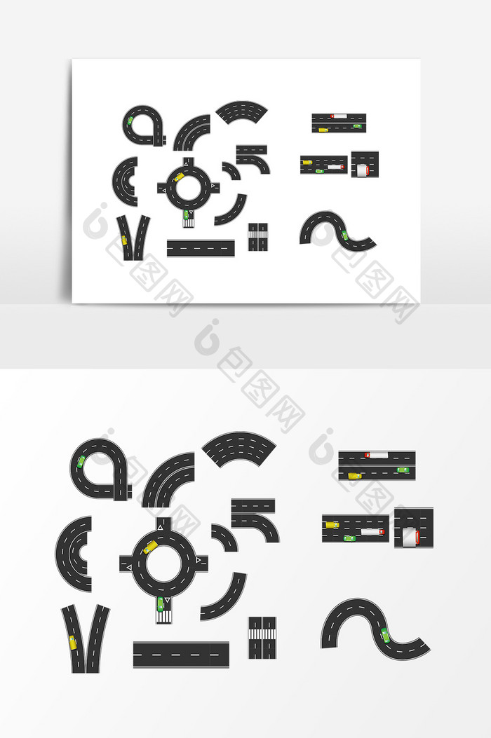 交通马路设计素材