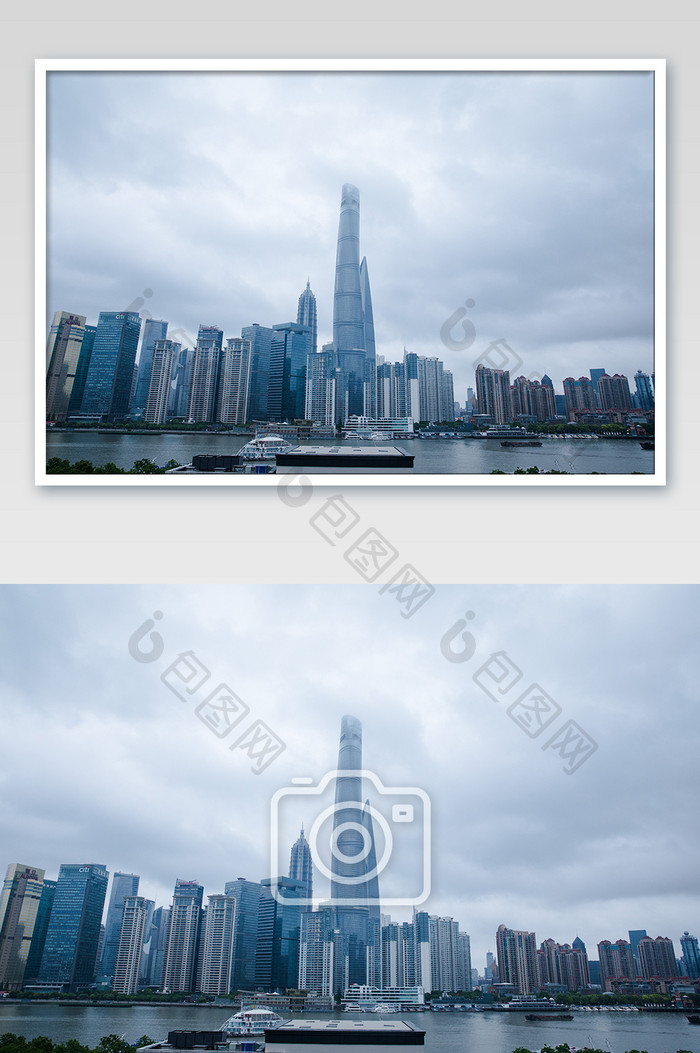 上海外滩大气高楼建筑摄影图片