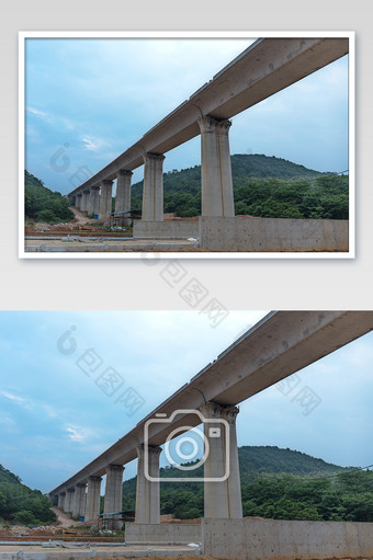 铁路高架桥科技大气背景图片