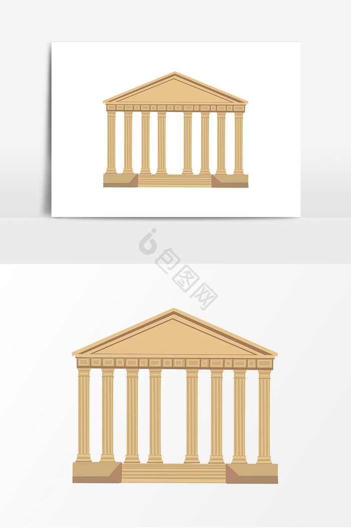 希腊古建筑图片