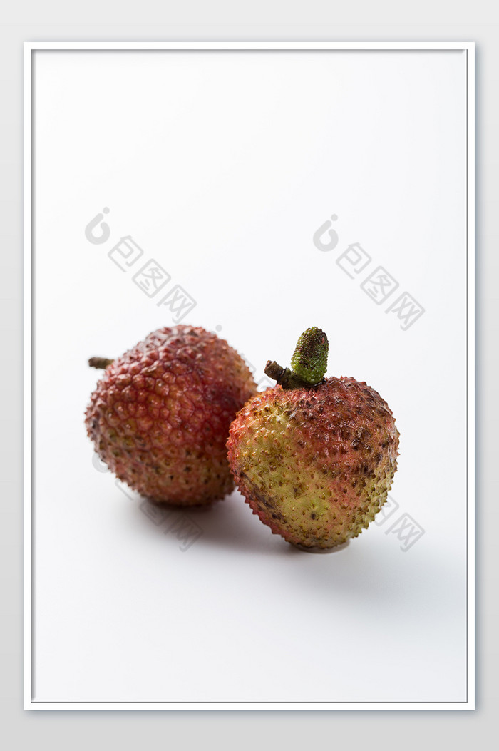 热带健康水果荔枝白底摄影图图片图片