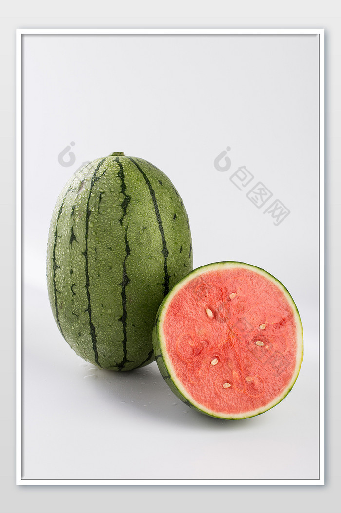夏天新鲜水果西瓜摄影图图片图片