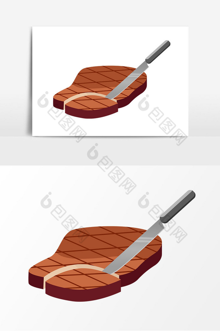 刀切烤肉图片图片