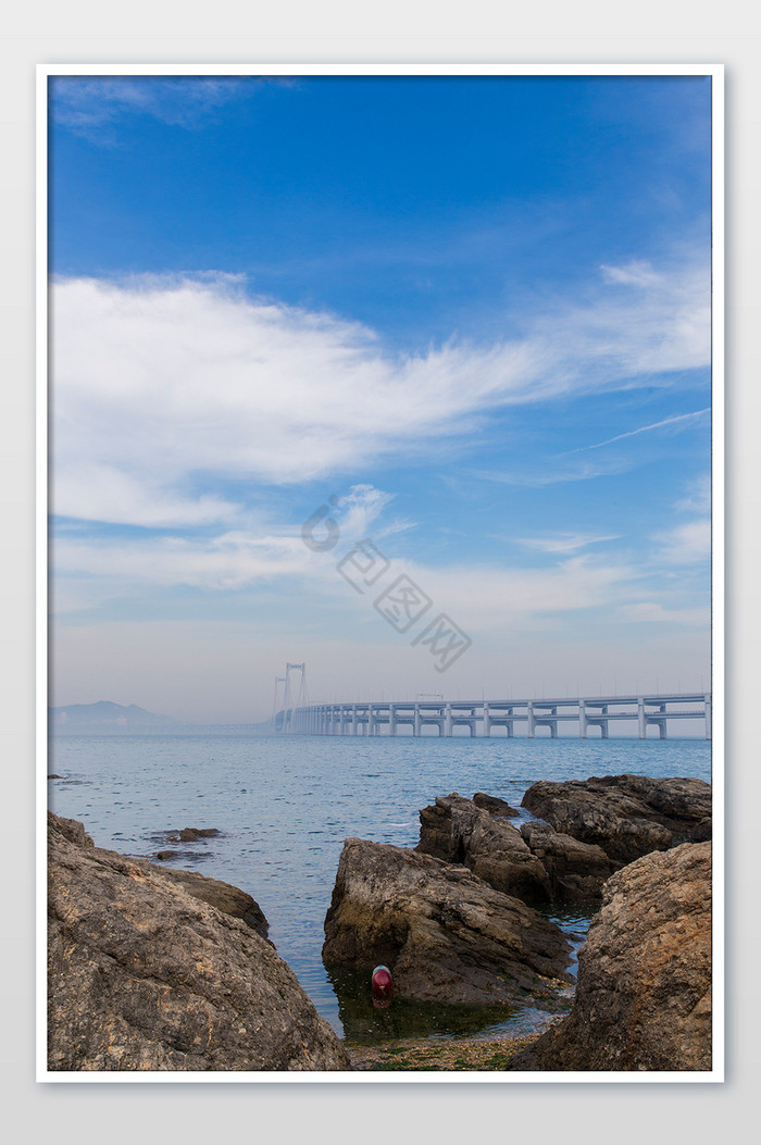 大连星海跨海大桥景区摄影图图片