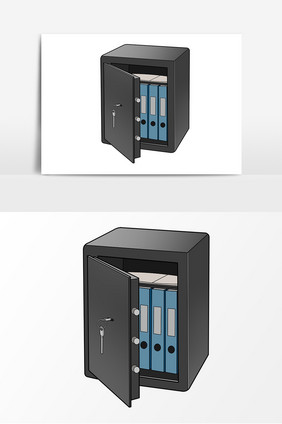 文件柜档案柜形象元素