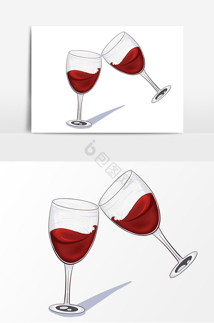 红酒杯形象图片