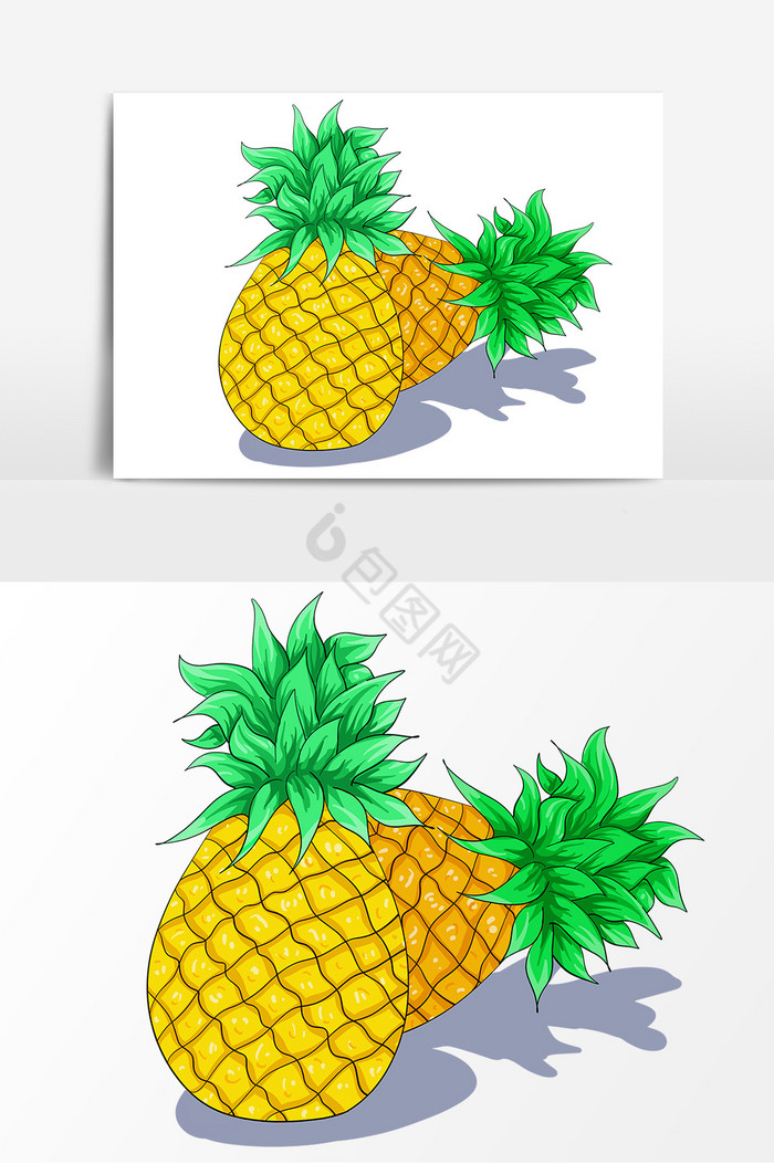菠萝形象图片