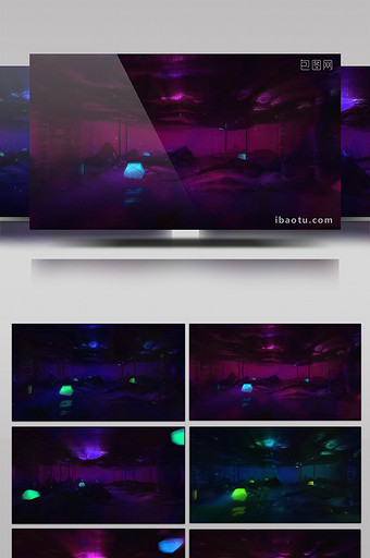 酷炫3D科幻空间穿梭夜店酒吧演出VJ视频图片