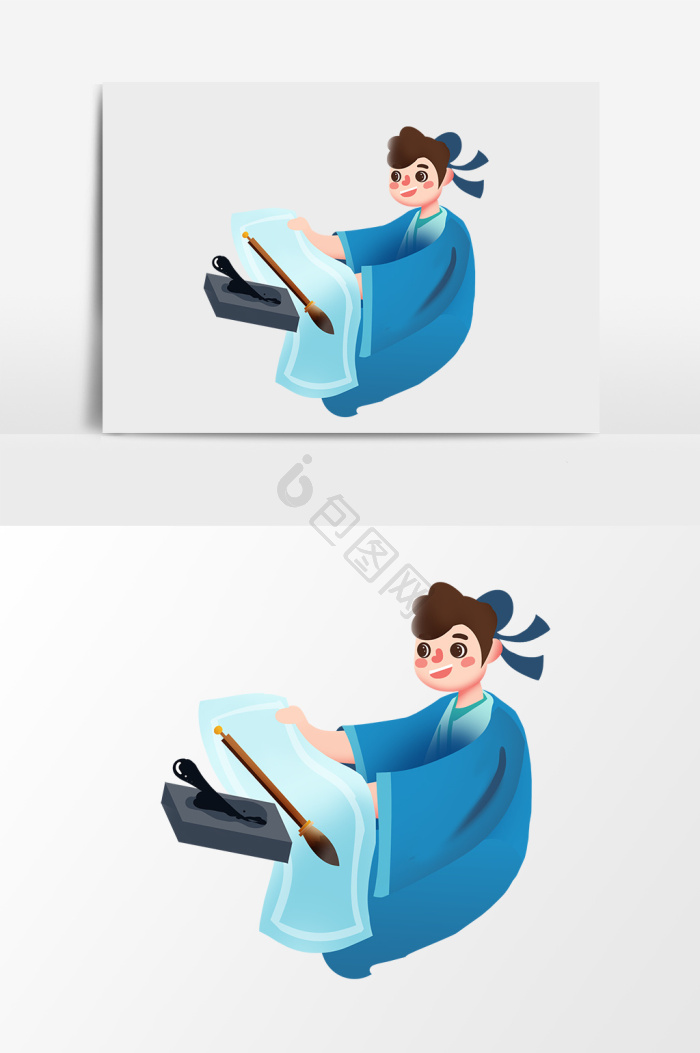 书生漫画图片-书生漫画素材免费下载-包图网