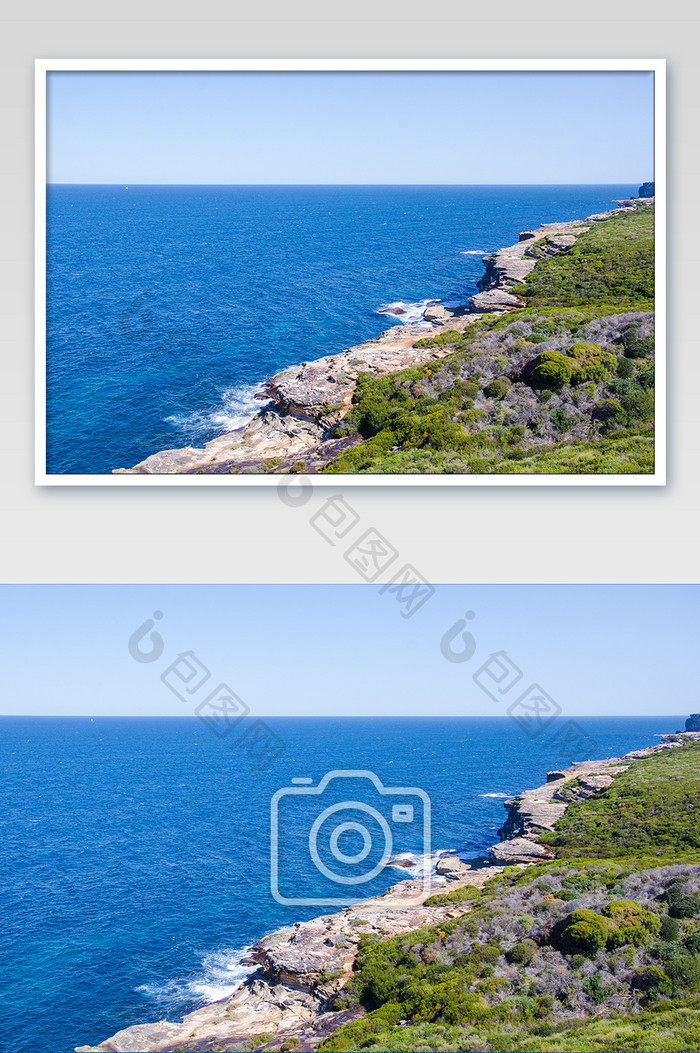 悉尼皇家国家公园海岸线自然风光摄影图片