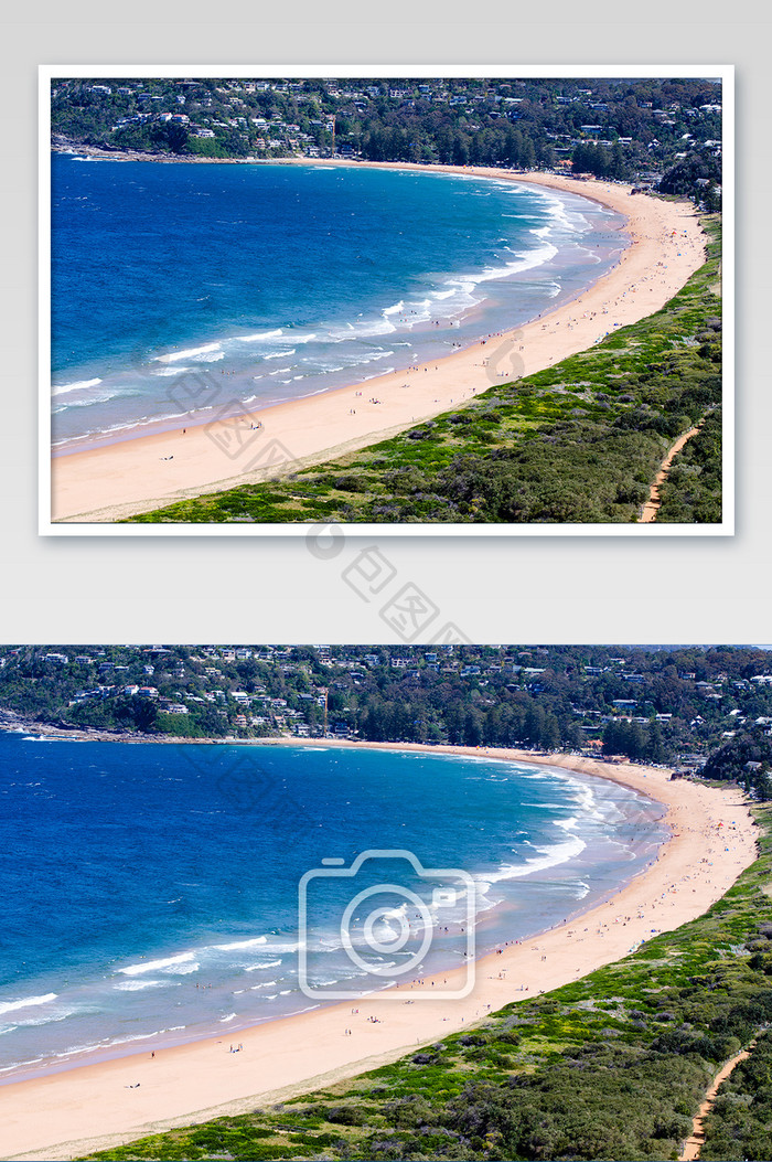 悉尼北部棕榈沙滩自然风光高清摄影图片