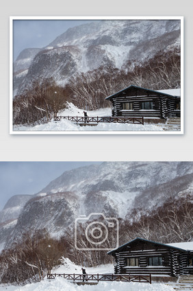 冬季长白山大雪风光摄影