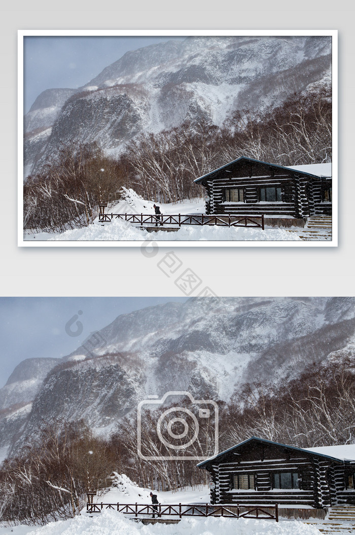 冬季长白山大雪风光摄影