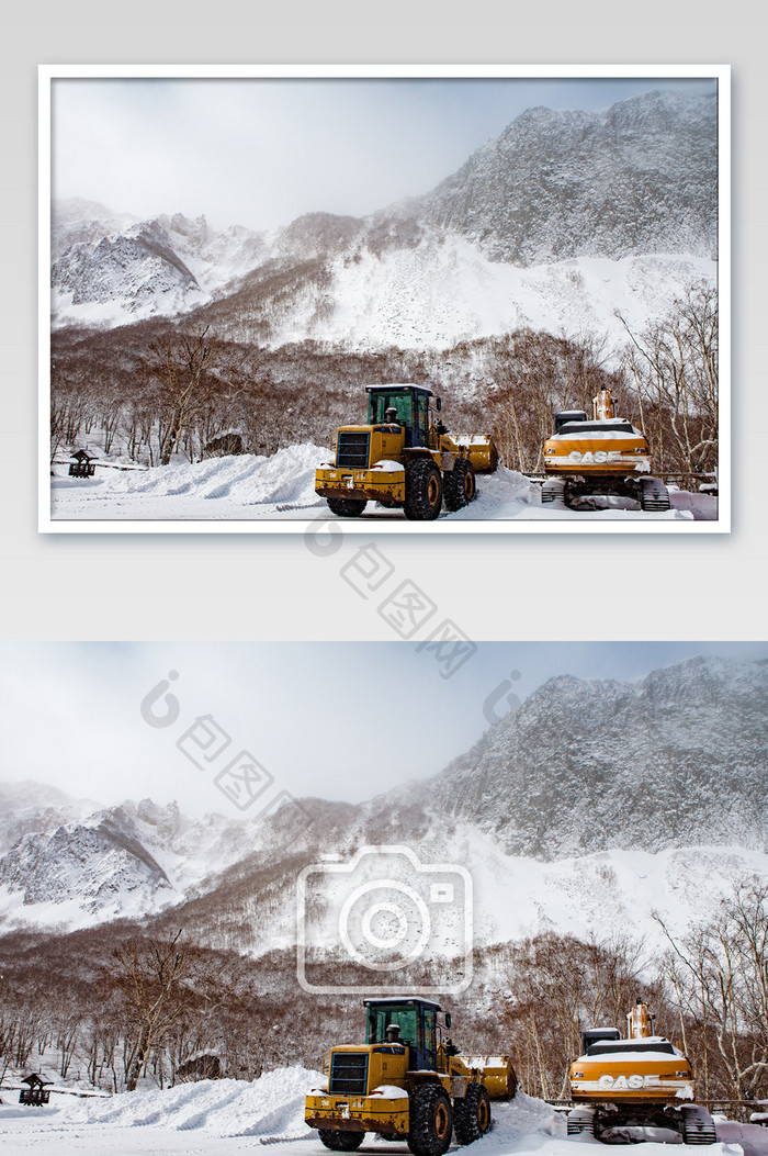 冬季长白山雪景图片