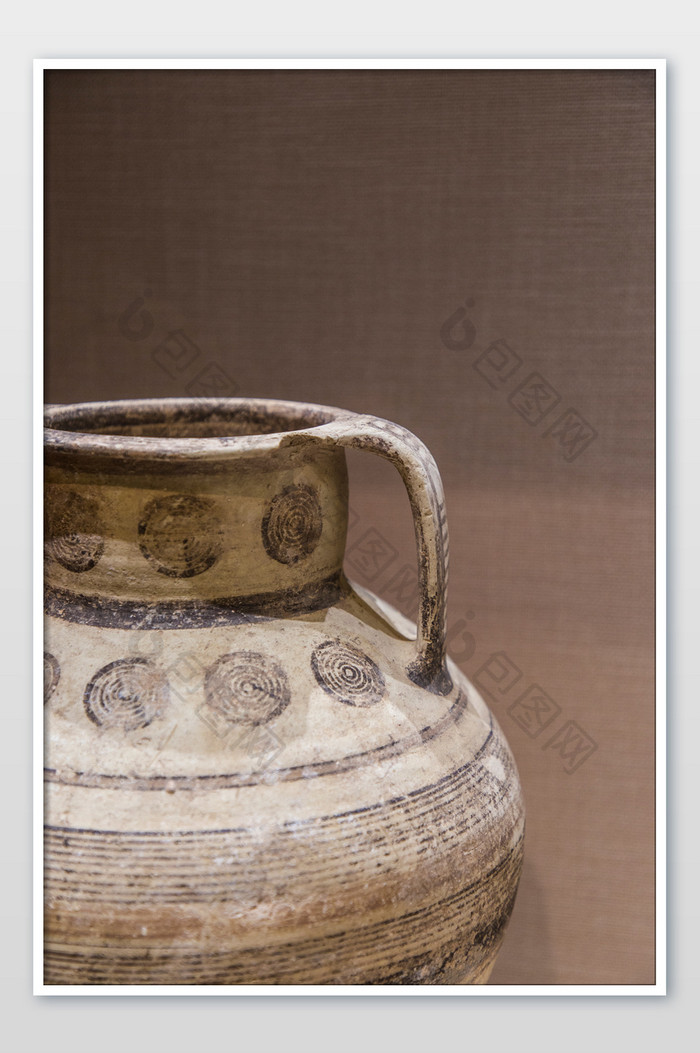 国家博物馆埃及陶土罐子摄影图片