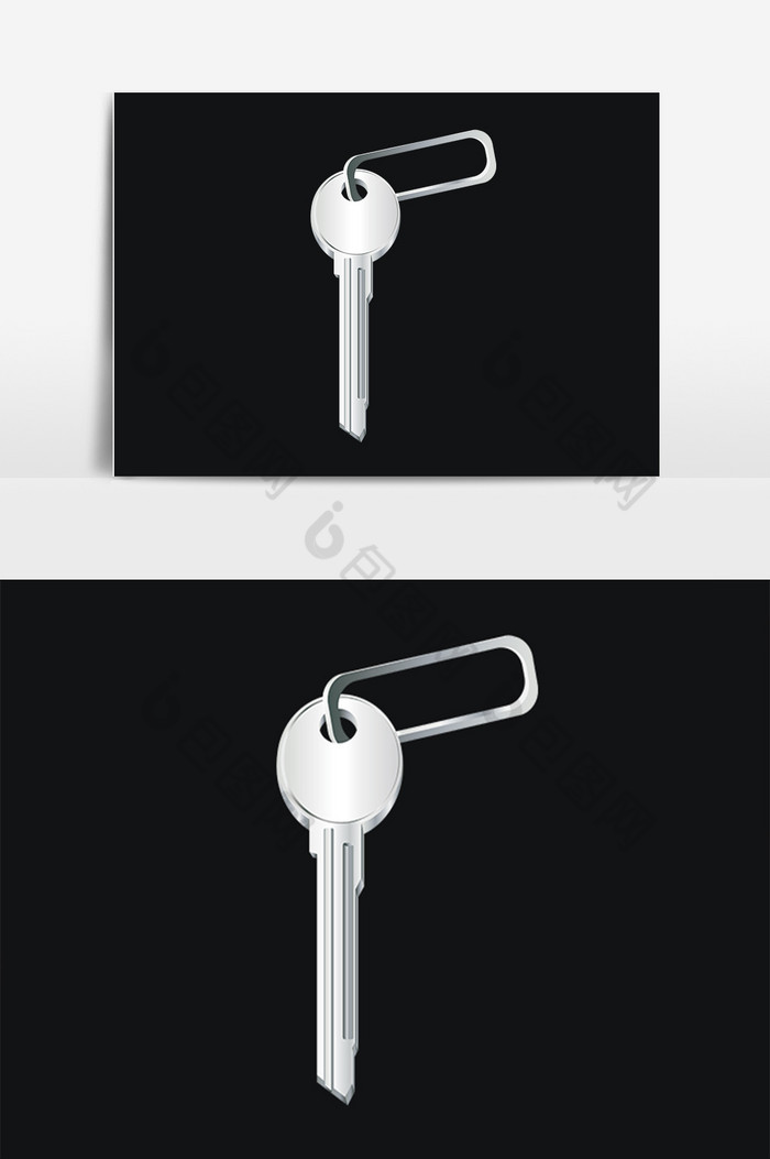 锁具开锁工具小钥匙插画图片图片