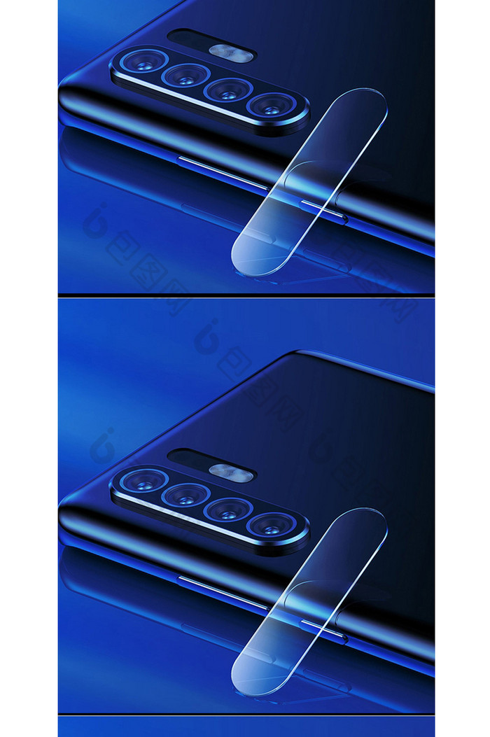 3C数码苹果安卓手机钢化钻石镜头膜详情页