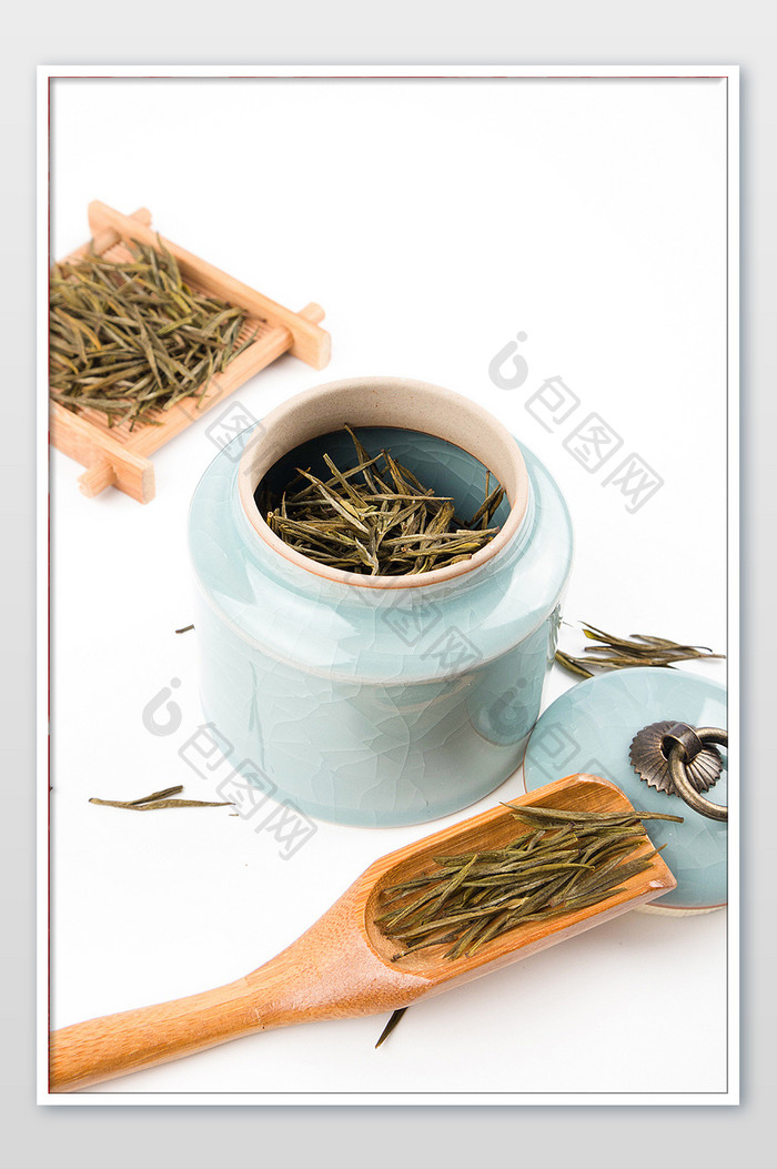 中国风传统茶文化茶具茶叶摄影图片