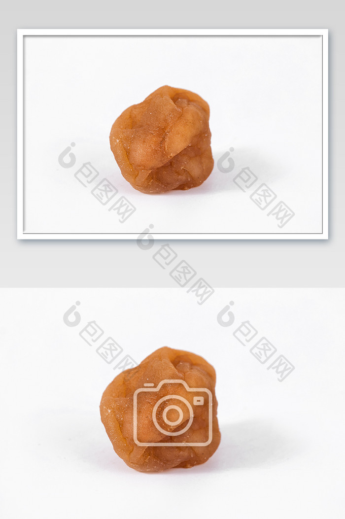 苏式话梅零食蜜饯白底图果干美食摄影图片