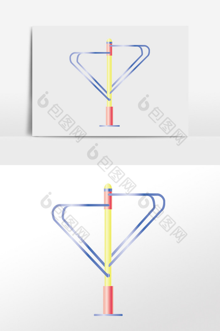 健身锻炼运动器材器械插画图片图片