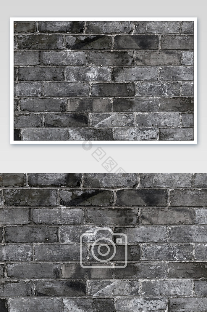旧砖墙黑灰墙面背景素材暗调图片图片