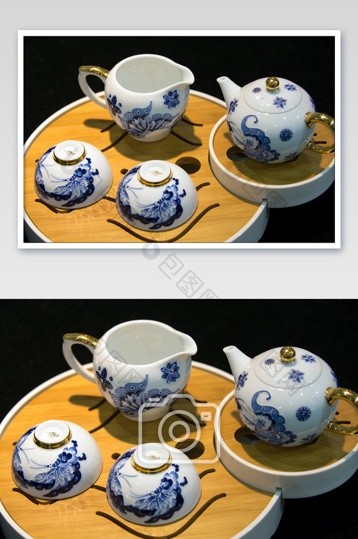 手工制造茶具摄影图片