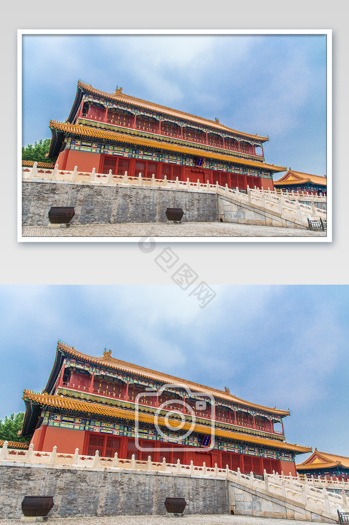 北京故宫博物院大门摄影图图片