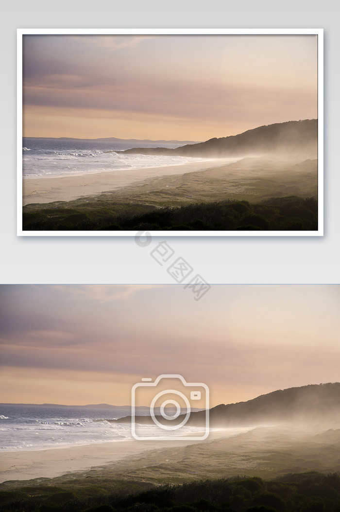 悉尼北海豹岩沙滩自然风光摄影图片