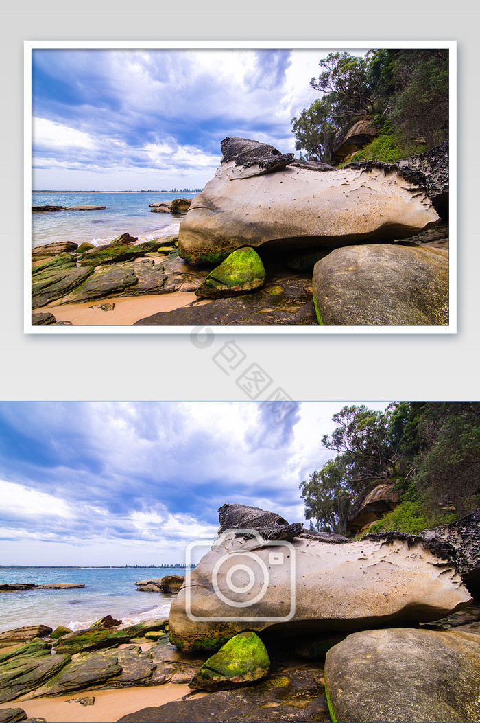 悉尼库灵盖国家森林公园海滩摄影图片