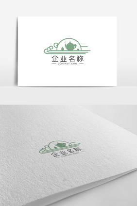 简约创意茶具茶LOGO